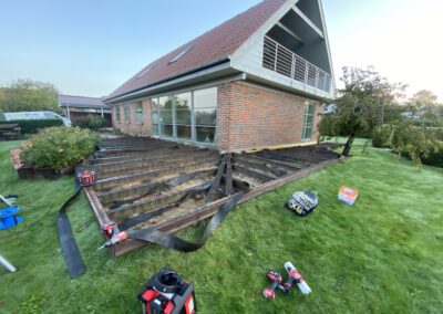 Træterrasse i Randers